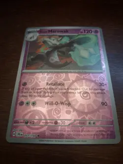 Alolan Marowak 057/159 Sv09: Journey Together Reverse Holo pokemon card - Image 1