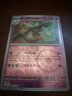 Alolan Marowak 057/159 Sv09: Journey Together Reverse Holo pokemon card - Image 2