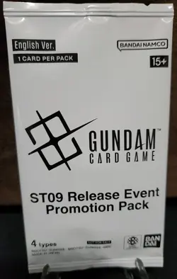 [ENGLISH] Gundam Card Game ST09 Release Event Promotion Pack *SEALED* - Image 1