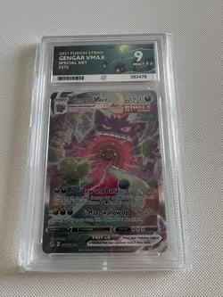 Pokemon TCG Gengar VMAX 271/264 Fusion Strike Alternative Art ACE 9 MINT - Image 1