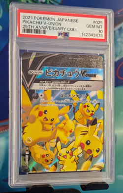 2021 Pokemon Pikachu V-Union #025 25th Anniversary Collection GEM PSA10 - Image 2