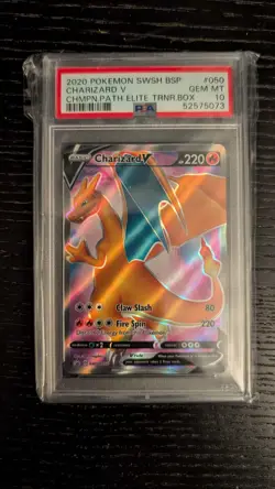Charizard V PSA 10 Holo Champions Path ETB #50 *2020* Pokemon - Image 1