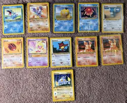 Pokemon 1st Edition, Base Set 2 & More Lot Of 22 Psyduck, Mew, Squirtle Etc! - Image 1
