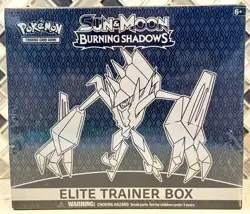 Burning Shadows Elite Trainer Box Sealed (Small Hole) Sun & Moon Era Pokemon TCG - Image 1