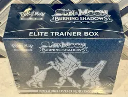 Burning Shadows Elite Trainer Box Sealed (Small Hole) Sun & Moon Era Pokemon TCG - Image 2