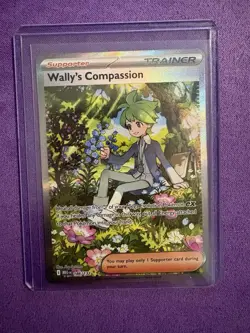 Pokemon Wally's Compassion Full Art Special Illustration Rare Me01 186/132 Holo - Image 1