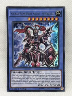Yu-Gi-Oh! Black Luster Soldier - Super Soldier - DOCS-EN042 1st Ultra German NM - Image 1