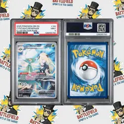 2025 POKEMON DRI EN-DESTINED RIVALS ILLUSTRATION RARE CYNTHIA'S ROSERADE PSA 9 - Image 1