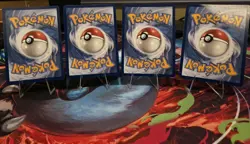 Unova Heavy Hitters Premium Collection Stamped Promo Cards - Qty 4 Cards. - Image 2