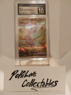 CGC PRESTINE 10 MEW ex UR 208/265 sv2a GOLD 151 Japanese Pokemon Card - Image 1