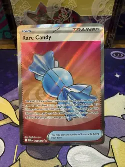 Pokemon TCG Mega Evolution Trainer Holo Card 175/132 Rare Candy - Image 1