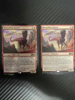 Marauding Raptor x2 - Core Set 2020 M20 150/280 - MTG FOIL & nonfoil version - Image 1