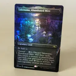 MTG Takenuma, Abandoned Mire - Borderless Foil - NEO NM - Image 1