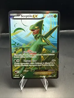 Pokemon Sceptile EX 84/98 Ultra Rare Full Art XY Ancient Origins Pokemon Card - Image 1