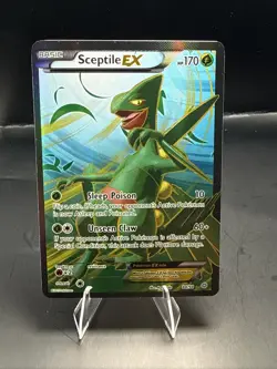 Pokemon Sceptile EX 84/98 Ultra Rare Full Art XY Ancient Origins Pokemon Card - Image 2