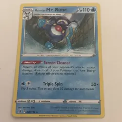 Galarian Mr. Rime 038/192 Non Holo Rare SWSH Rebel Clash Pokemon TCG Card NM - Image 1