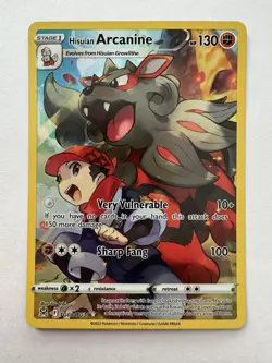 1x Hisuian Arcanine - TG08/TG30 - Lost Origin Trainer Gallery NM-Mint Pokemon SW - Image 1