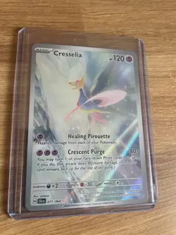 Pokemon Cresselia 071/064 Sv: Shrouded Fable Illustration Rare Holo English - Image 1