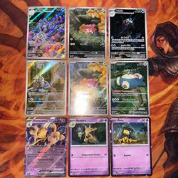 Pokemon Illustration Rare Card Lot Of 9- Scarlet & Violet Various Sets 151 Promo - Image 1