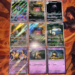 Pokemon Illustration Rare Card Lot Of 9- Scarlet & Violet Various Sets 151 Promo - Image 2