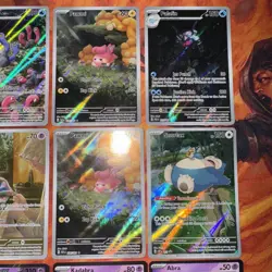 Pokemon Illustration Rare Card Lot Of 9- Scarlet & Violet Various Sets 151 Promo - Image 3