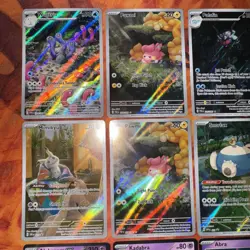 Pokemon Illustration Rare Card Lot Of 9- Scarlet & Violet Various Sets 151 Promo - Image 4