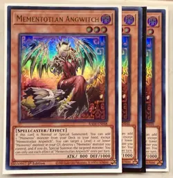 3x Mementotlan Angwitch 1st Edition Ultra Rare RA04-EN048 Yu-Gi-Oh! - Image 1