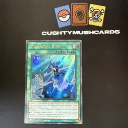 YUGIOH MARINCESS DIVE ULTRA RARE LED9-EN035 1ST EDITION - Image 1