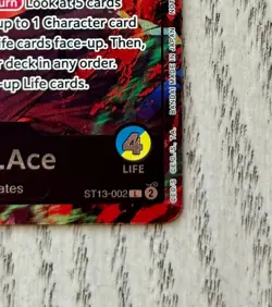 Portgas D Ace ST13-002 2nd Anniversary Alt Art Leader One Piece English - Image 3