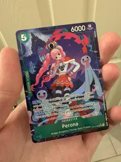 Perona (Alt Art) OP14-033 SR The Azure Sea's Seven ONE PIECE TCG English NM/M - Image 1