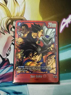 Dragon Ball Fusion World Limited Pack MANGA 01 Son Goku FB05-031 Alt Art / Promo - Image 1