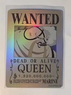 One Piece Kayou Wanted Card of 6 Holo Card Chinese Fishman Island OPF106-TJL - Image 2