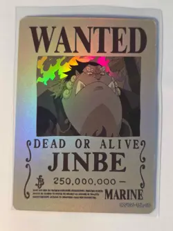 One Piece Kayou Wanted Card of 6 Holo Card Chinese Fishman Island OPF106-TJL - Image 3