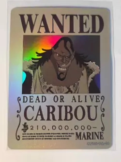 One Piece Kayou Wanted Card of 6 Holo Card Chinese Fishman Island OPF106-TJL - Image 5