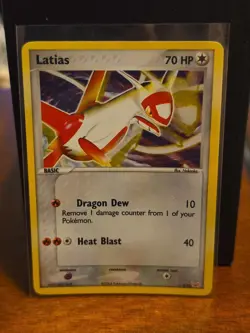 Pokemon TCG Latias Holo Card 4/10 LP - Image 1