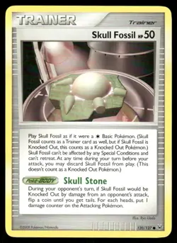 Pokemon Cards Skull Fossil 120/127 Platinum Common NM - Image 1