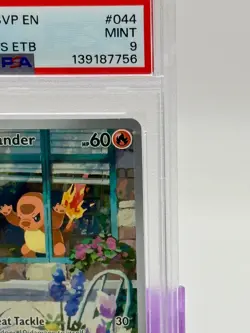 Pokemon Charmander Obsidian Flames ETB Promo SVP EN 044 PSA 9 Mint - Image 2