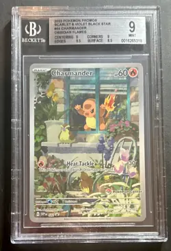 Obsidian Flames Charmander Pokemon Center ETB Promo SVP 044 BGS 9 Mint - Image 1