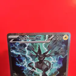 Pokemon TCG Zekrom EX Black Bolt English Card 166/086 Fresh From Pack SIR NM - Image 4