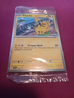 Pikachu SVP190 - World Championships 2024 Promo Card - Sealed - Image 1
