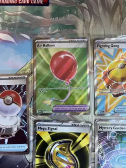 Lot of 8 Mega Evolution Trainer Full Art Pokemon Cards. Raw. - Image 3