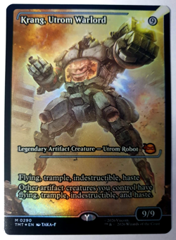 Krang, Utrom Warlord - FOIL Showcase Mythic - MTG TMNT - 0290 NM - Image 1