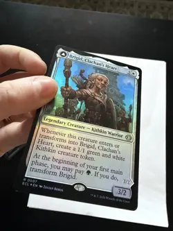 MTG Brigid, Clachan’s Heart Borderless Foil Lorwyn Eclipsed Near Mint - Image 2