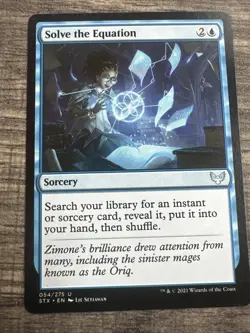 Solve the Equation NM Strixhaven: School of Mages [STX] #54 MTG Uncommon Regular - Image 1