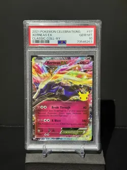 Xerneas EX 97/146 Celebrations: Classic Collection Pokemon Card PSA 10 - Image 1
