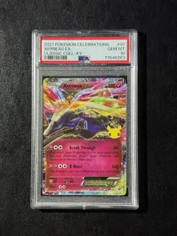 Xerneas EX 97/146 Celebrations: Classic Collection Pokemon Card PSA 10 - Image 3