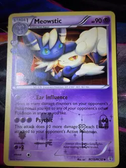 Pokemon TCG Meowstic RC15/RC32 Generations Uncommon Card - Image 1