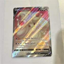 Pokemon Alcremie V Full Art Ultra Rare Holo Shining Fates 064/072 Card - Image 1