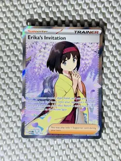 Erika's Invitation 196/165 Full Art Holo Pokemon SV: 151 English Near Mint #24 - Image 1
