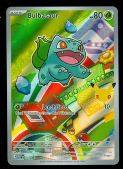 Pokemon BULBASAUR MEP 037 Ascended Heroes - 1st Partner FULL ART PROMO - Card A - Image 1
